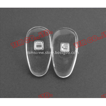 PVC Eyewear Nose Pads Screw In Push In